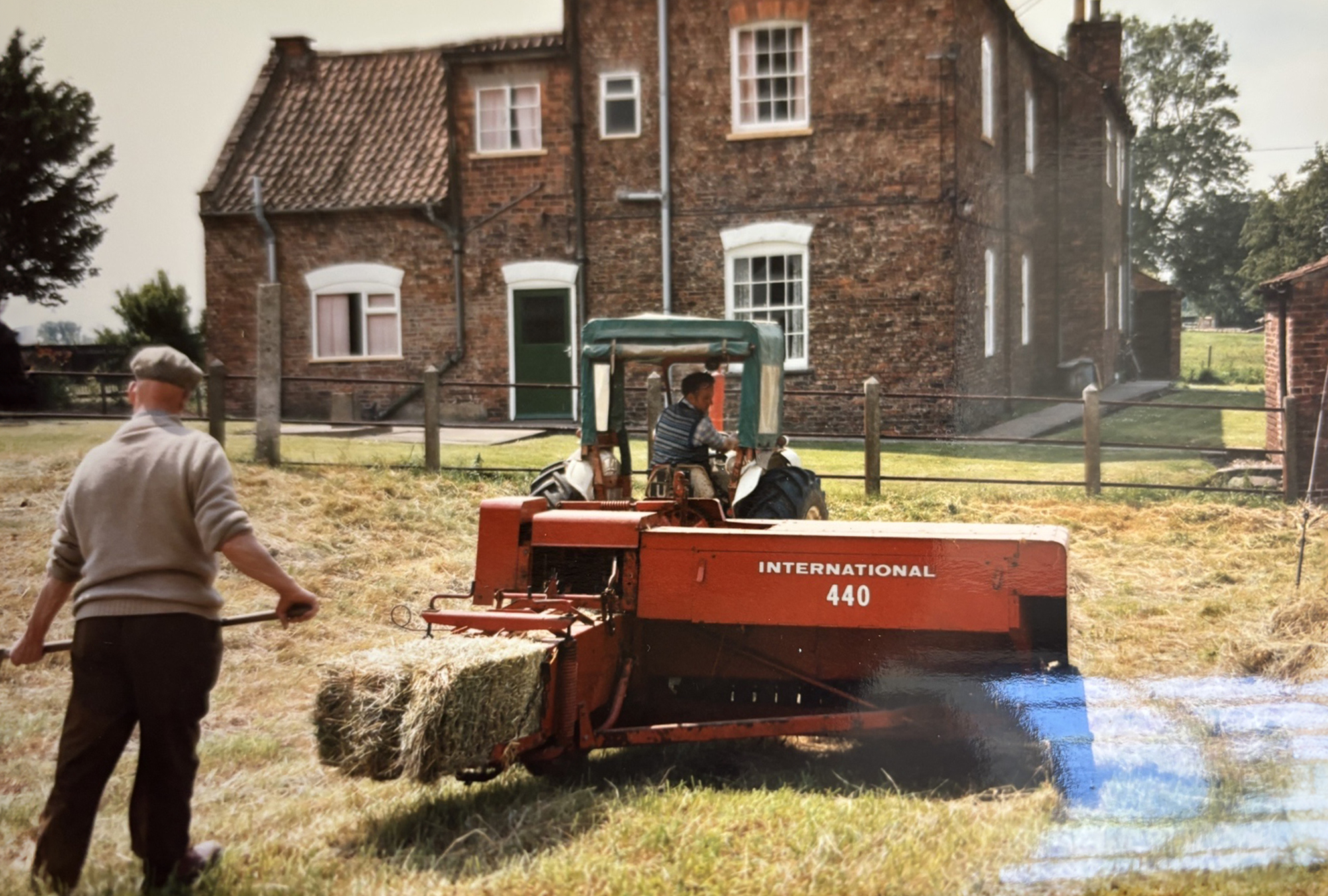 Newland Hall 1984 baling